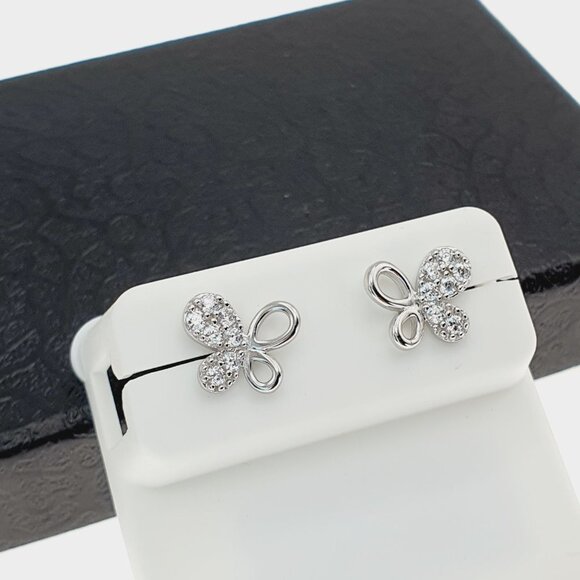 "925 sterling silver luxury CZ earrings for women/girls, Best forRJUS2216 - Picture 2 of 11
